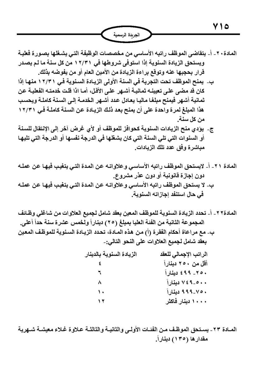 الخدمة المدنية يدخل حيز التنفيذ: الغاء تدريجي للدور والترتيب التنافسي.. ونقاط اضافية على سنوات الخبرة - نص النظام