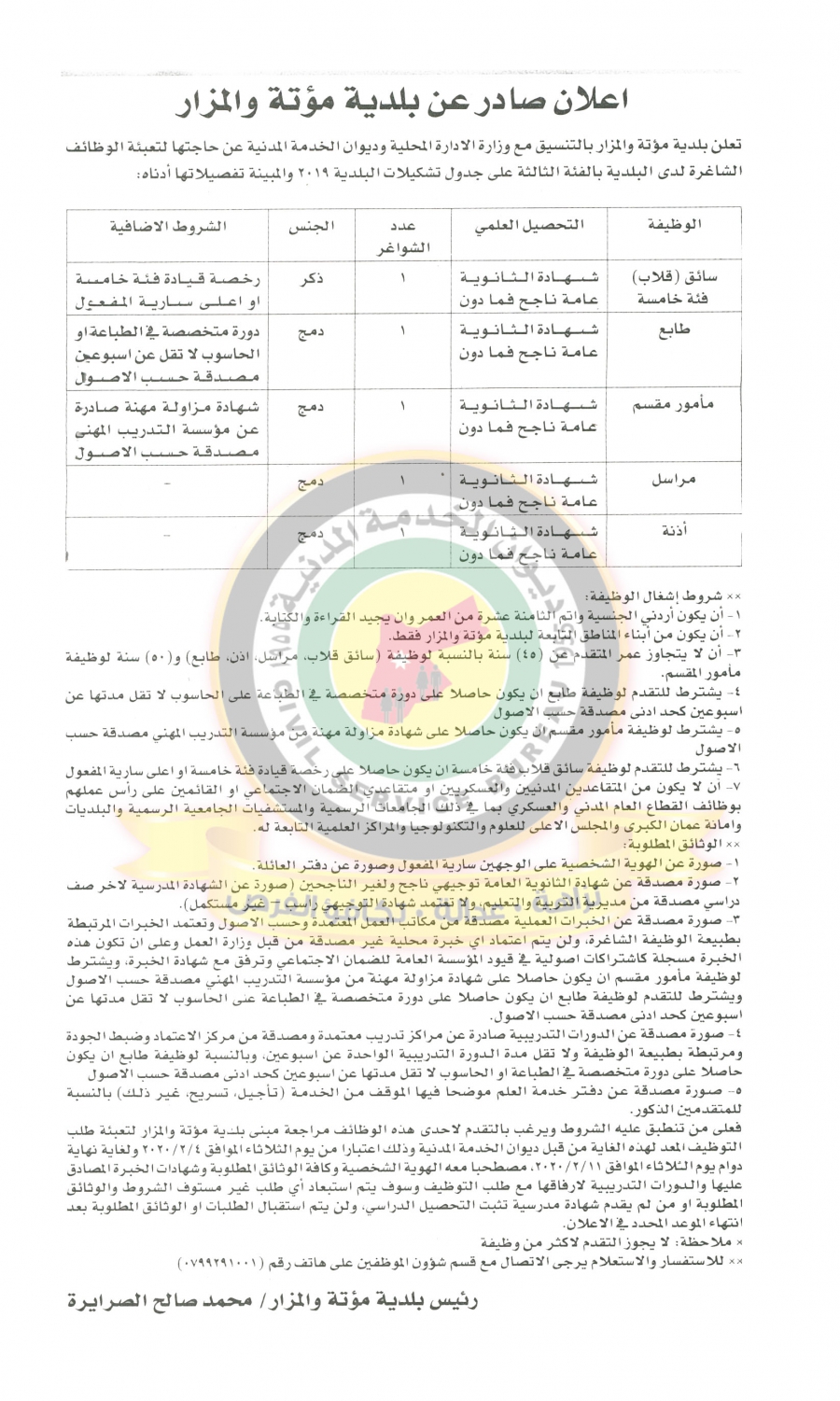 وظائف شاغرة ومدعوون للتعيين في مختلف الوزارات - أسماء