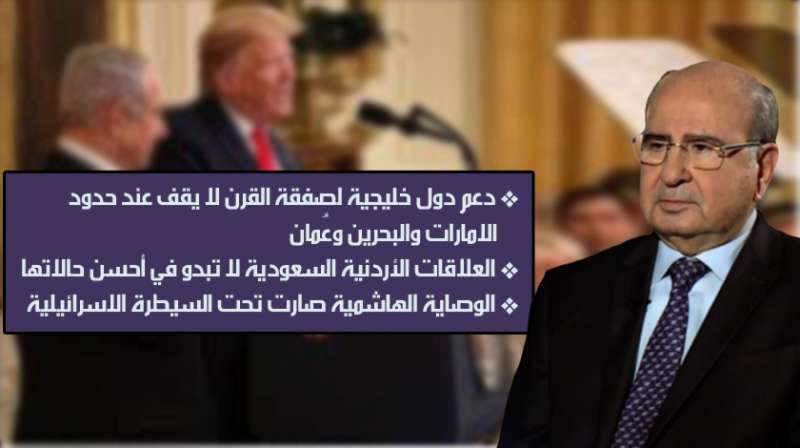 طاهر المصري: أولويات الخليج تغيرت.. والاسرائيليون يرون حلّ القضية في الأردن.. وعلينا أن نتغير