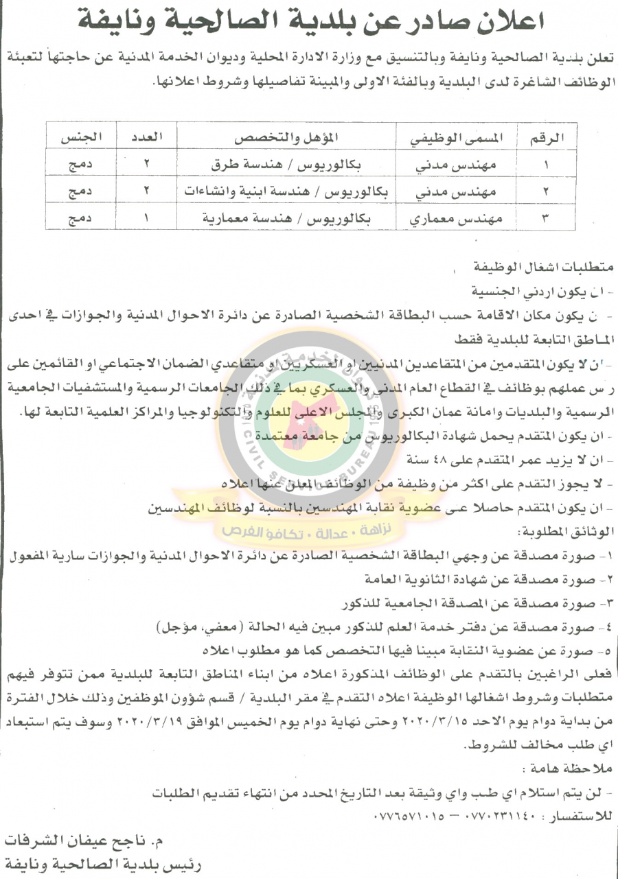 وظائف شاغرة ومدعوون للتعيين في مختلف الوزارات - أسماء