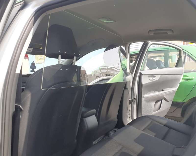 إجراءات متقدمة للوقاية من كورونا داخل سيارات التاكسى في العقبة