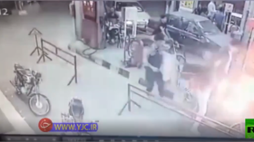 قتلى وجرحى بانفجار دراجة نارية أثناء تزودها بالوقود شمالي إيران (فيديو)