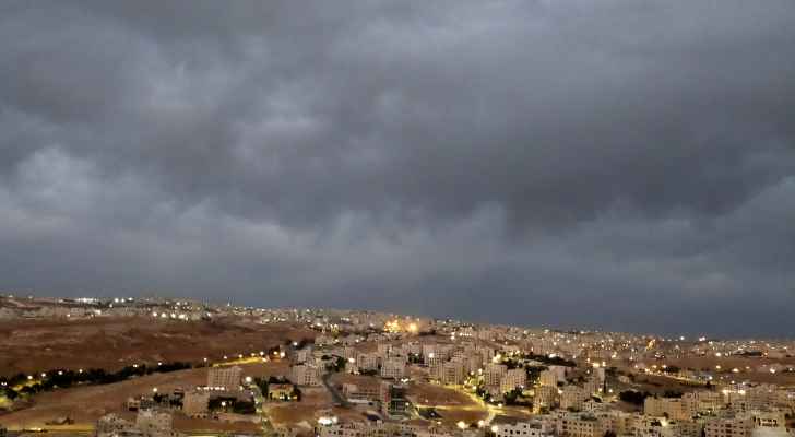 الأردن يتأثر بحالة من عدم الاستقرار الجوي وفرصة لزخات أمطار رعدية