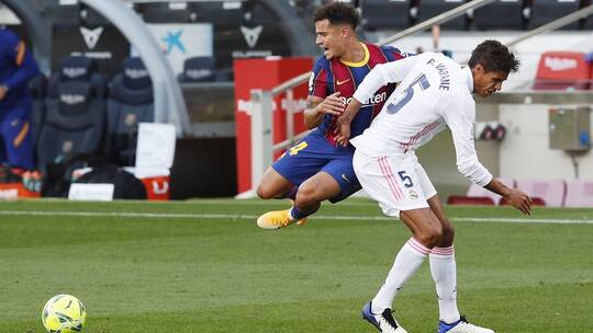 برشلونة يعلن إصابة كوتينيو وغيابه عن قمة يوفنتوس في دوري الأبطال