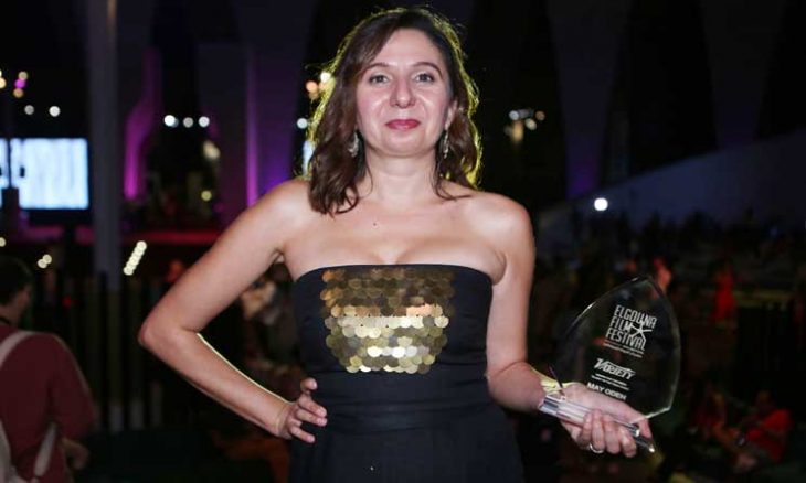 المنتجة الفلسطينية مي عودة تفوز بجائزة مجلة فارايتي لأفضل موهبة عربية