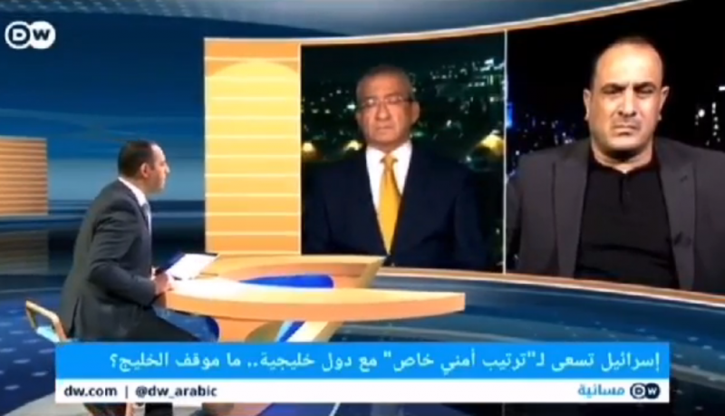 النائب عمر العياصرة ينسحب من حلقة على الهواء بسبب متحدث صهيوني  فيديو