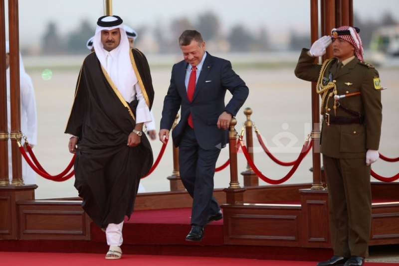 أمير قطر يوجه كلمة للأردن بمناسبة مئوية الدولة
