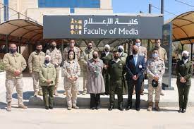 جامعة الشرق الأوسط MEUتستقبل الضباط المشاركين في دورة الإعلام المتقدمة الثامنة ضمن فعاليات الاحتفال بمئوية تأسيس الدولة الأردنية
