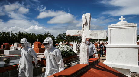 البرازيل تسجل رقما قياسيا جديدا بعدد الوفيات اليومية بكورونا