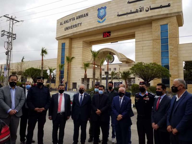 جامعة عمان الأهلية تشارك محافظة البلقاء الاحتفال الرئيسي بمئوية تأسيس الدولة الأردنية