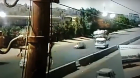 مصر.. تداول أول فيديو للحظة وقوع حادث قطار طوخ
