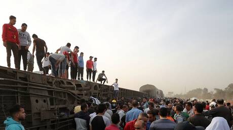 الصحة المصرية تكشف حصيلة ضحايا حادث قطار طوخ