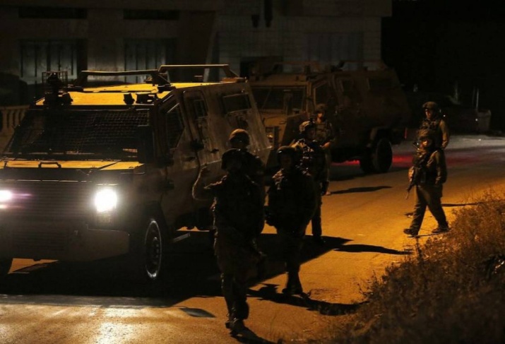 الاحتلال يعتقل 9 مواطنين من الضفة