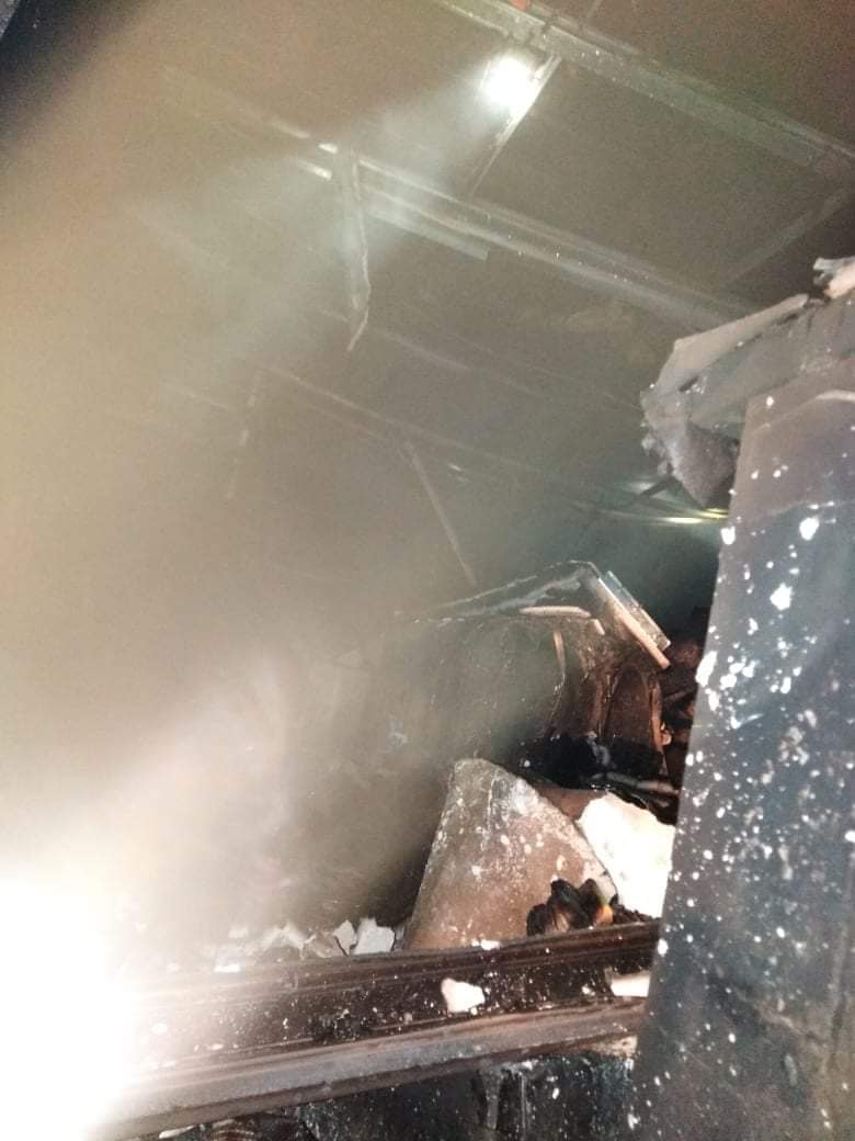 وفاة عاملين إثر حريق محل قهوه في محافظة البلقاء