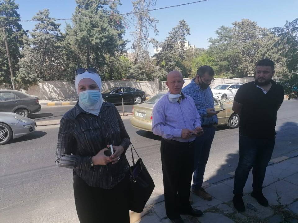 اعتصام امام الوطني لحقوق الانسان تضامنا مع طبنجة الكناني