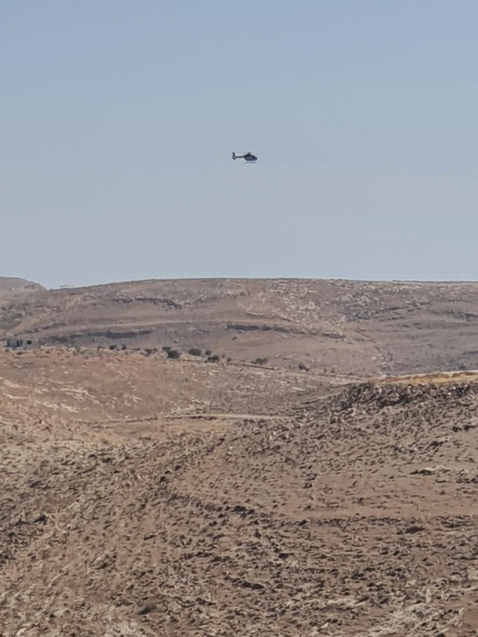 الأمن العام : طائرة عامودية تشارك في البحث عن مواطن انقطع به الاتصال في محافظة مادبا 