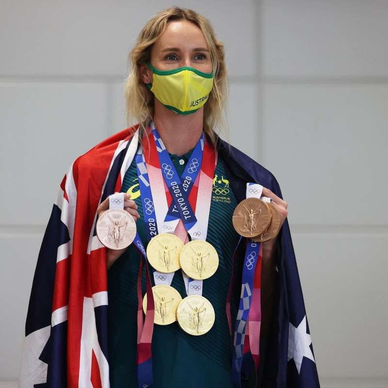 ماكيون أول سباحة وثاني امرأة في التاريخ تحصد 7 ميداليات في دورة أولمبية!