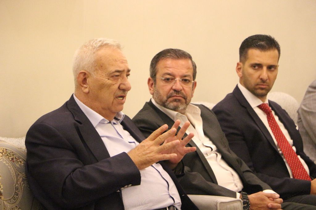 جلسة حوارية بين ناصر الدين ونقيب ومجلس نقابة المحامين