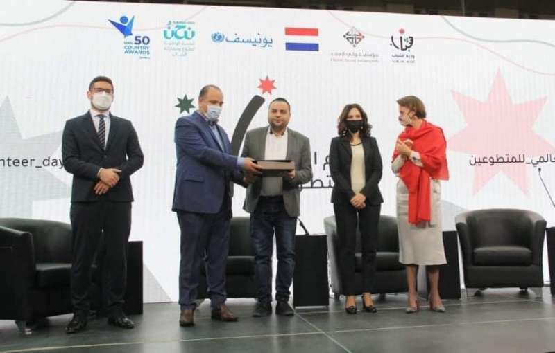 جمعية تحفيز تفوز بجائزة تنفيذ اكثر أنشطة تطوعية في عام ٢٠٢١ 