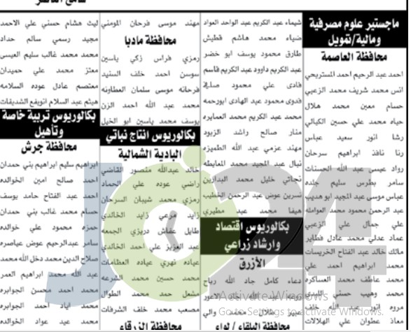 مدعوون لحضور الامتحان التنافسي في مختلف الوزارات (أسماء)