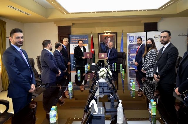 عمان الأهلية وشركة أمازون العالمية توقعان إتفاقية لتوظيف خريجي الجامعة