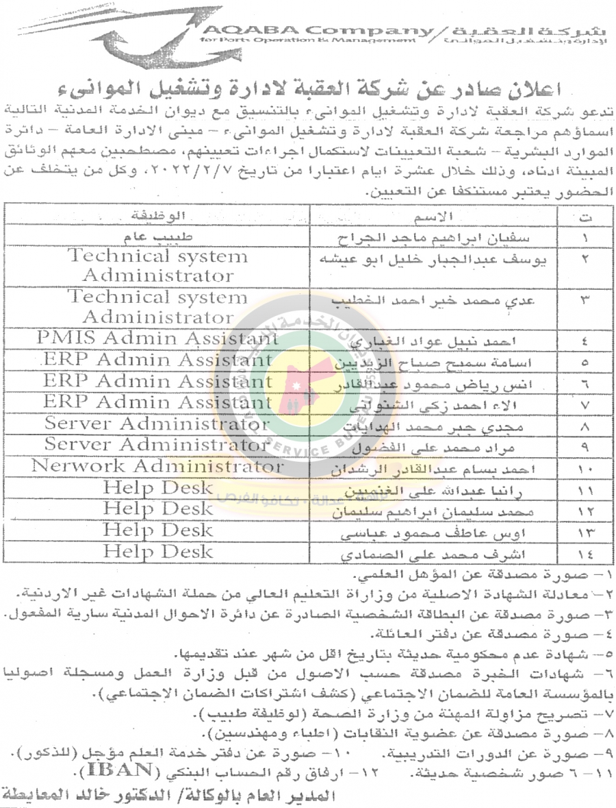 اعلان هام صادر عن ديوان الخدمة المدنية لتعيين موظفين.. اسماء