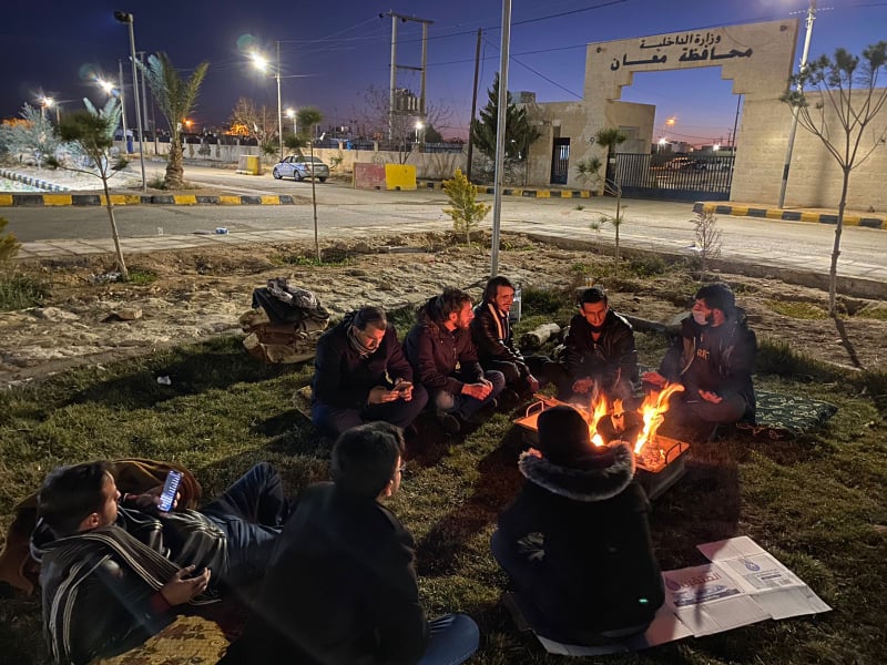 متعطلو معان: الاجهزة الامنية تهددنا بفض الاعتصام- صور