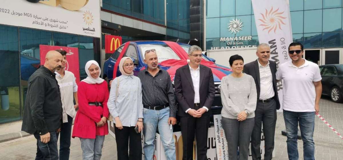 خضر العموري الرابح بأول سيارة MG5 موديل 2022 مجمركة ومرخصة من أبشر