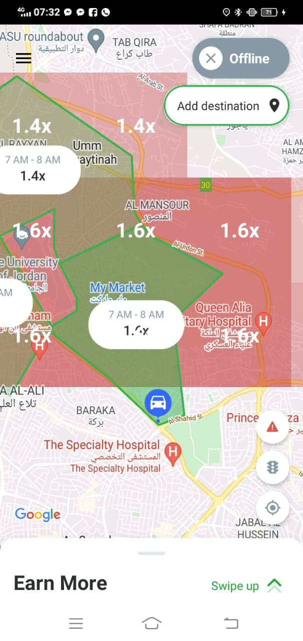 عاملون مع اوبر وكريم وبترا رايدر يضربون عن العمل - صور