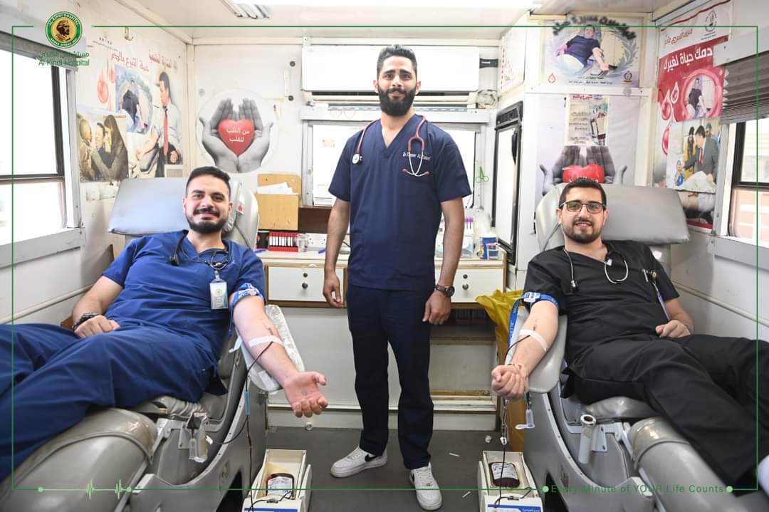 مستشفى الكندي ينفذ حملة للتبرع بالدم