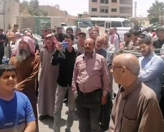 تواصل الاحتجاجات في معان رفضا لادارة شركة مياه العقبة - صور
