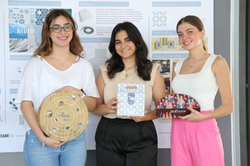 طلبة الألمانية الأردنية يصممون مغلف هيكلي ومرئي لتسويق التمور في أوروبا