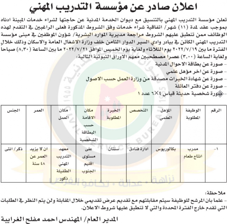 وظائف شاغرة ومدعوون للتعيين - أسماء