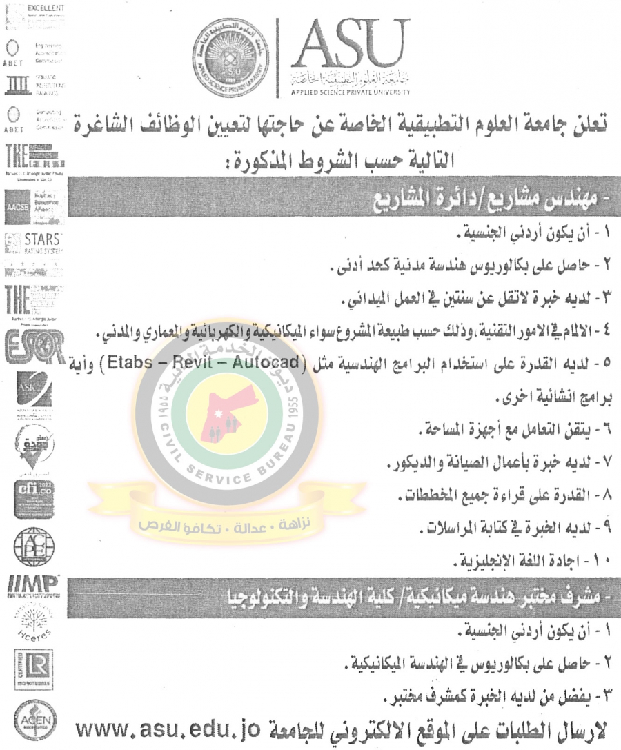 الخدمة المدنية تعلن وظائف شاغرة -  رابط التقديم