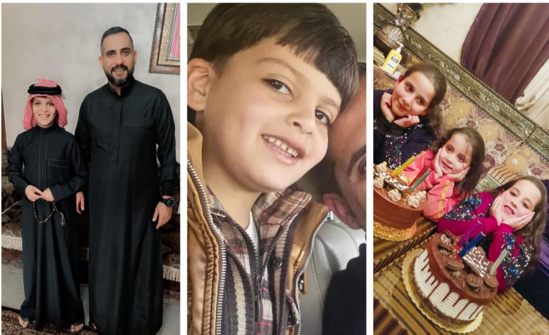 احمد الدعجة ينعى اطفاله الخمسة الذين قضوا بحريق الرصيفة بكلمات مؤثرة