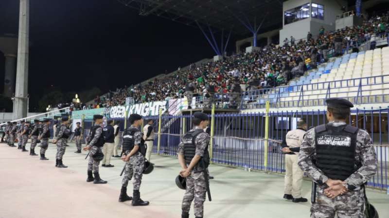 الأمن العام: توقيف أشخاص حاولوا إثارة الشغب في مباراة الفيصلي والوحدات