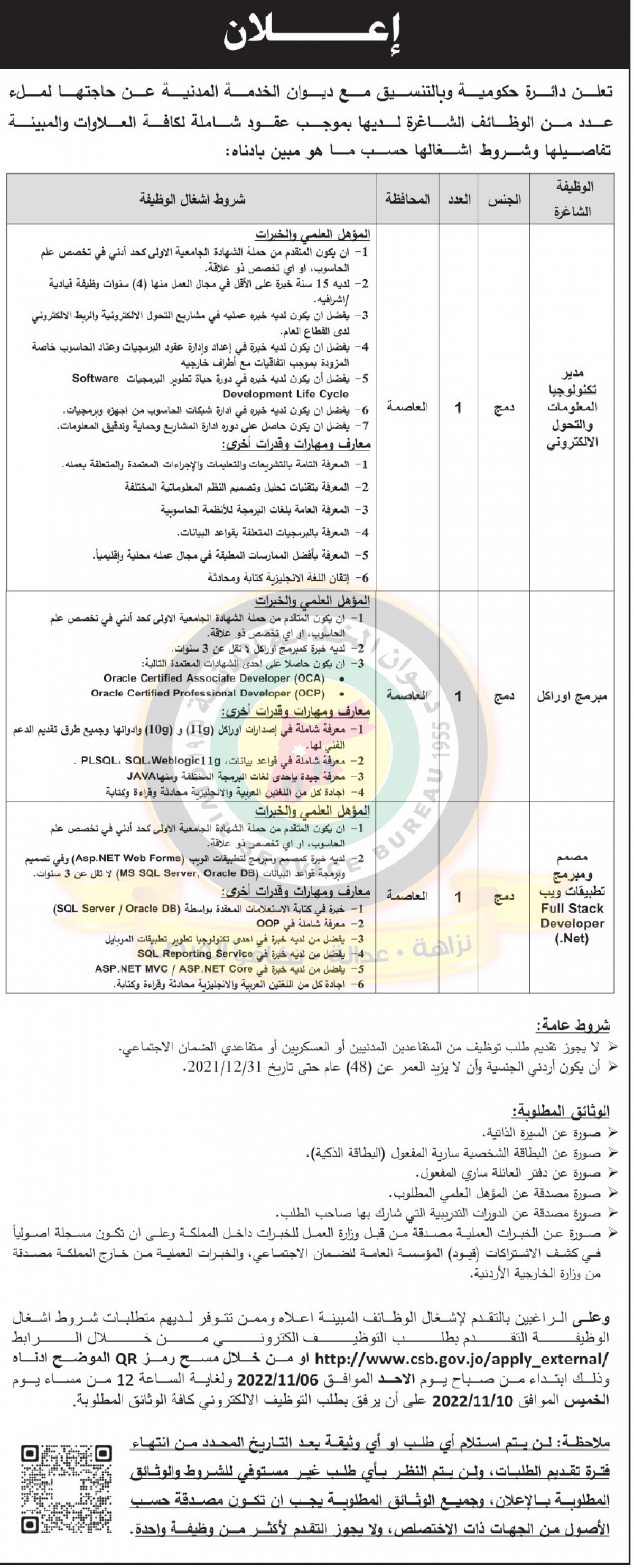 وظائف شاغرة ومدعوون للتعيين في مختلف الوزارات- أسماء