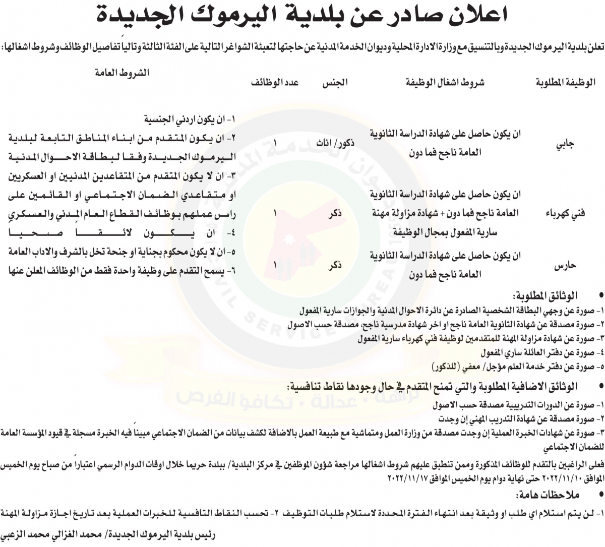 وظائف شاغرة ومدعوون للتعيين  في الصحة والتربية - أسماء