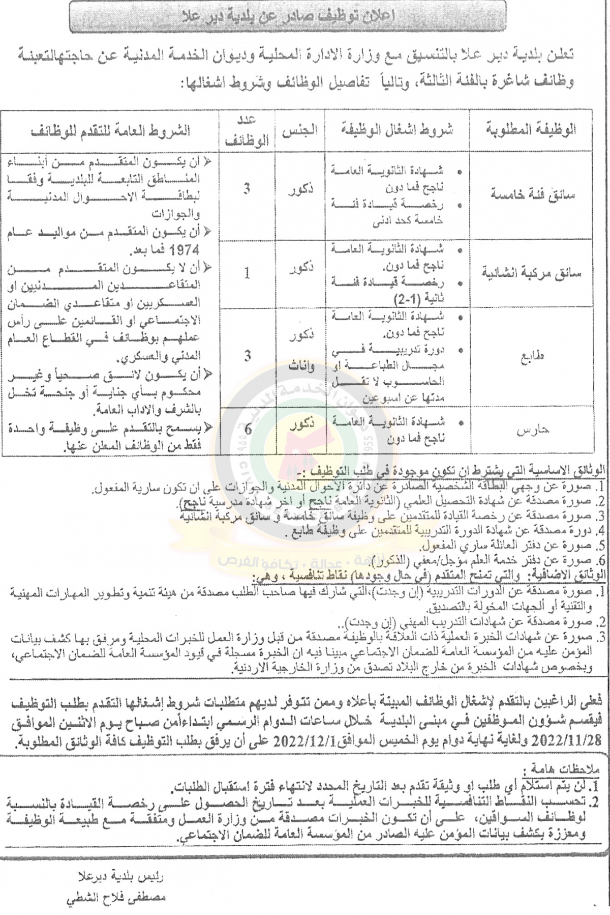 وظائف شاغرة ومدعوون للتعيين في مختلف الوزارات- أسماء