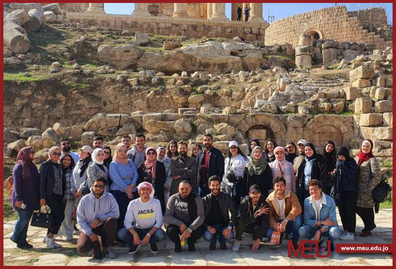 طلبة عمارة الشرق الأوسط يزورون عددًا من المواقع الأثرية