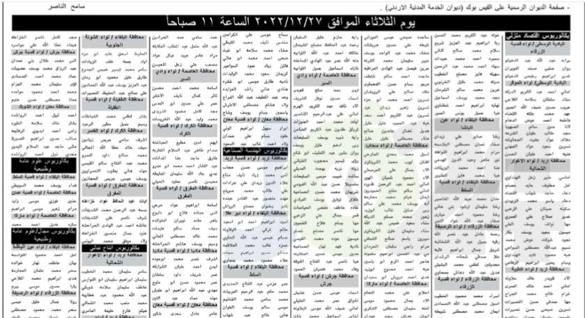 مدعوون للتعيين في وزارة التربية - اسماء