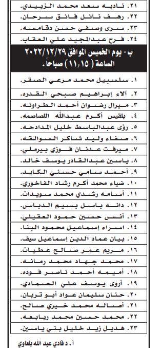 وظائف شاغرة ومدعوون للتعيين (أسماء + تفاصيل)