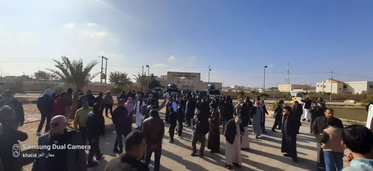 مسيرة حاشدة في معان تطالب بالافراج عن الشراري واقالة حكومة الخصاونة - فيديو وصور