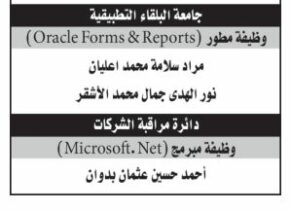 مؤسسات حكومية تعلن حاجتها لتعيين وتعبئة وظائف شاغرة - (أسماء + تفاصيل)