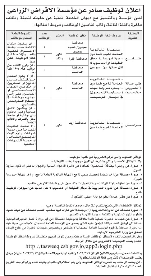 وظائف شاغرة ومدعوون للتعيين (أسماء + تفاصيل)