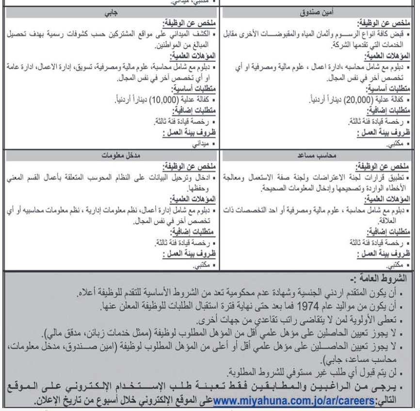 وظائف شاغرة ومدعوون للتعيين -اسماء