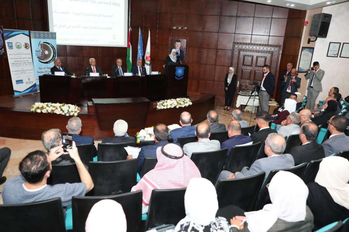 النسور يرعى افتتاح المؤتمر العلمي الدولي السنوي السابع للجمعية الأردنية للعلوم التربوية في عمان الأهلية - صور