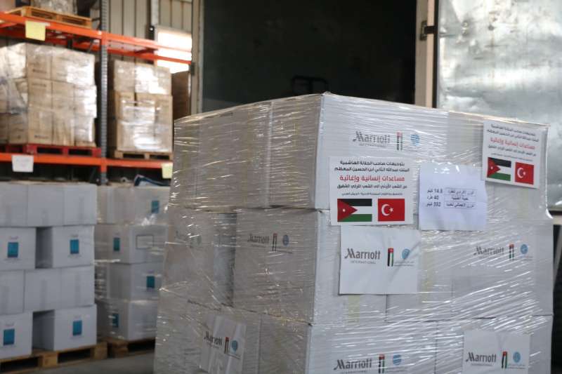 الأردن يرسل طائرة مساعدات جديدة الى تركيا