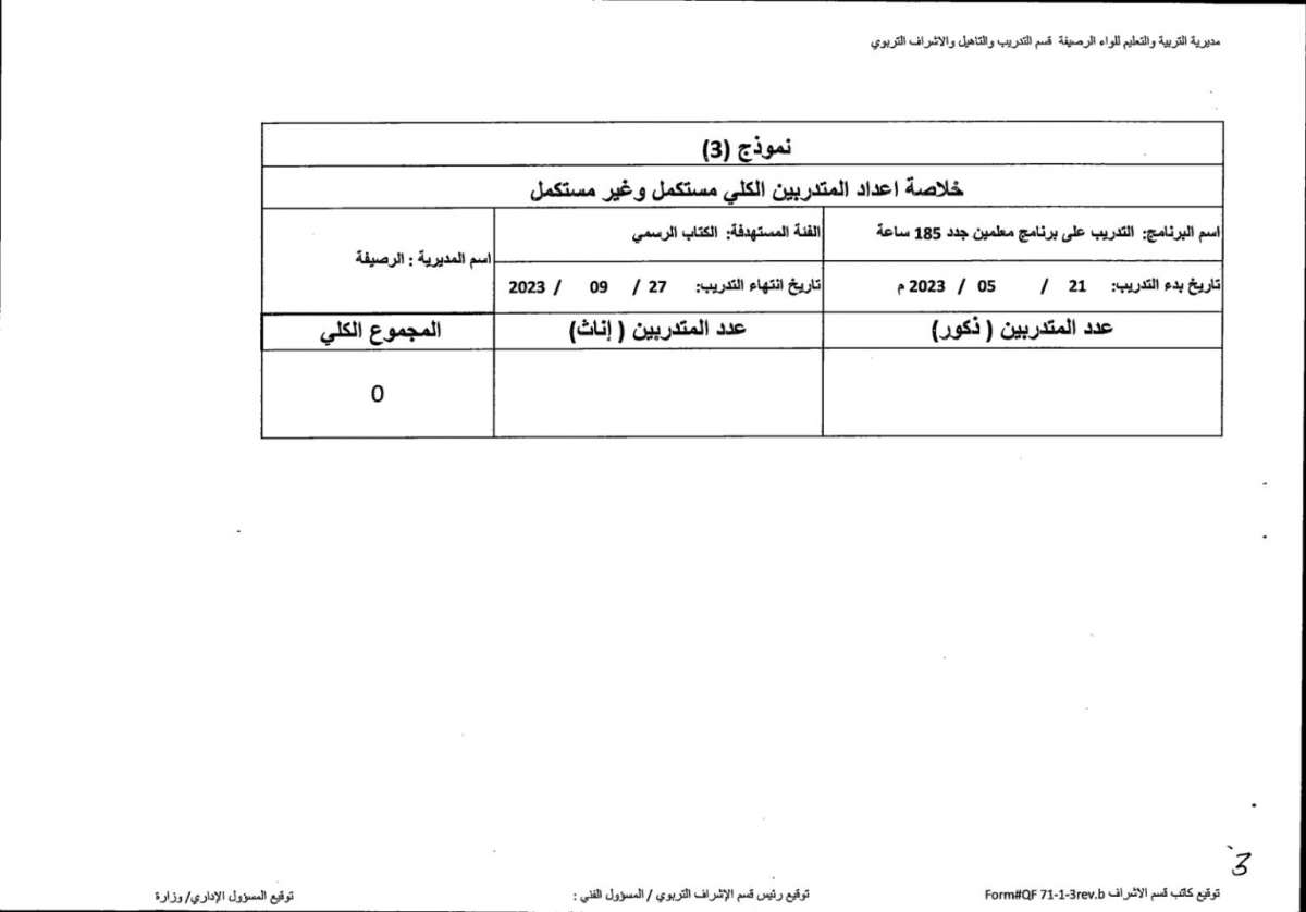 توقع إعلان نتائج الشامل منتصف الشهر المقبل