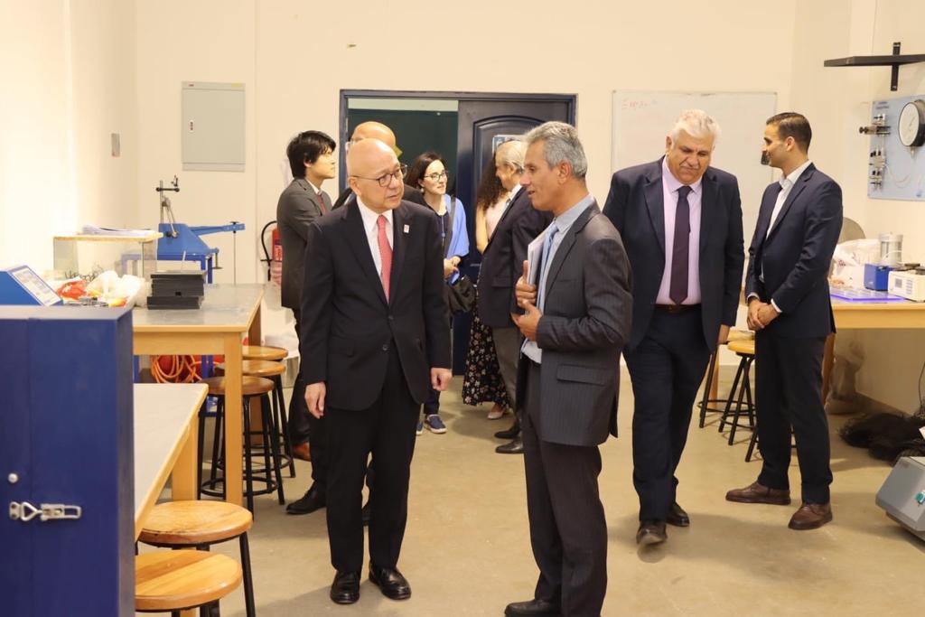 الجامعة الأميركية في مادبا تستضيف السفير الياباني في الأردن
